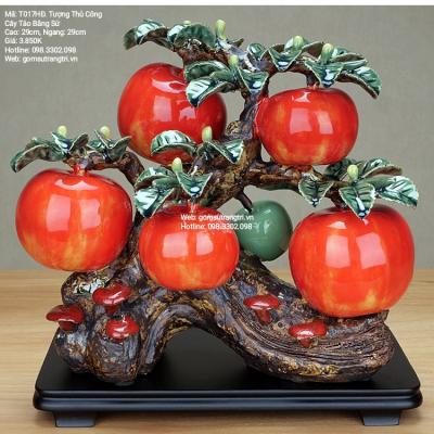 Tượng Thủ Công Cây Táo Bằng Sứ